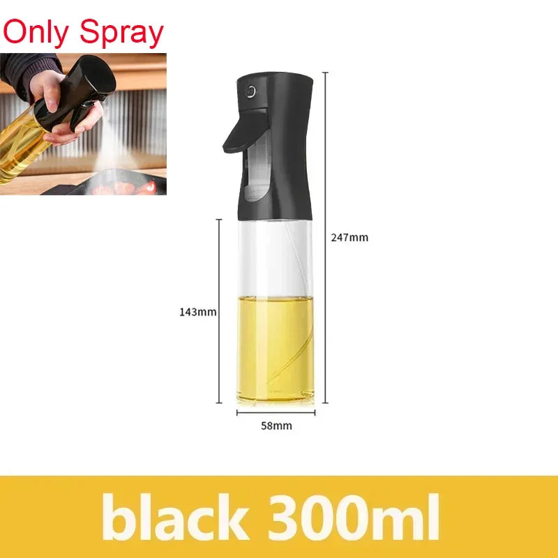 2-in-1 Kitchen Spray Oil Dispenser (500ml) – Refillable Oil Sprayer for Air Fryer, Salad, Grilling & Roasting